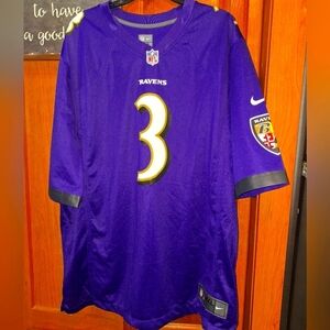 Nike Official NFL #3 Odell Beckham Jr. Ravens Jersey In A Size XXL